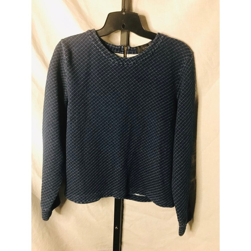J.CREW thick navy shirt size medium